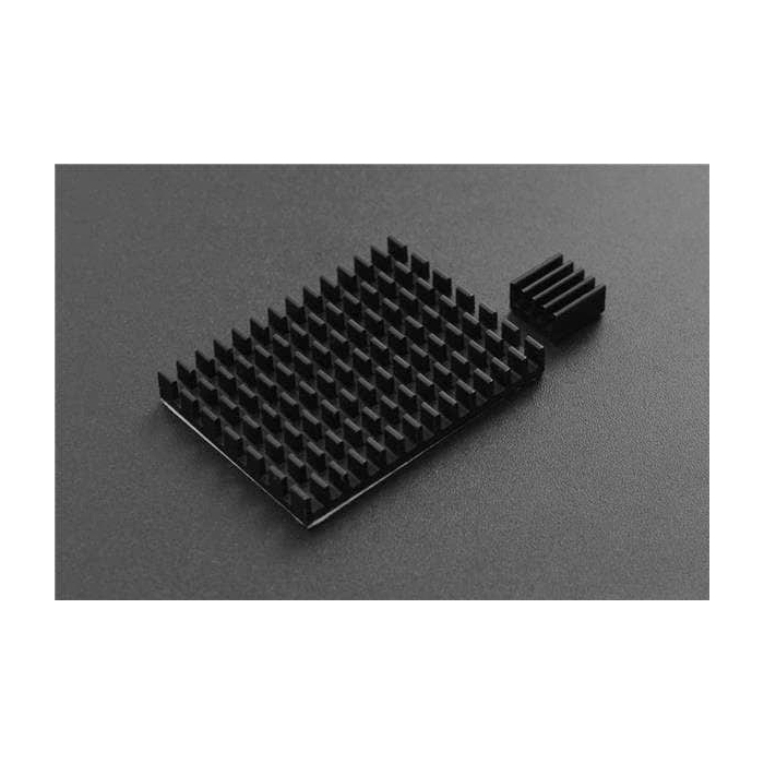 Black Aluminum Heatsink Kit for Raspberry Pi 4B