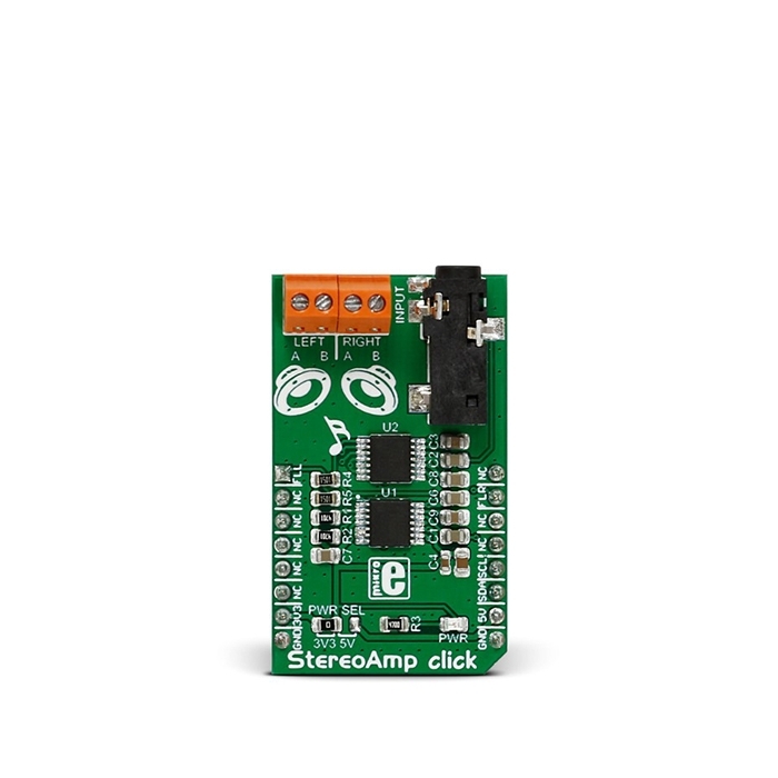 MIKROE StereoAmp Click