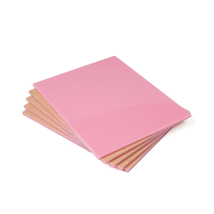 Acrylic Sheet, 3mm (Qty 5) - Pink