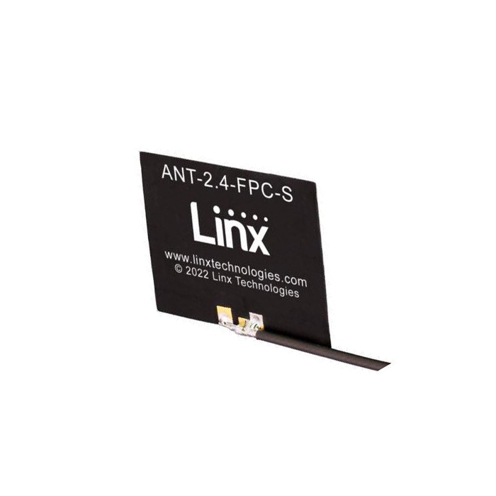 2.4 GHz FPC Antenna, 25x20mm, Vertical 100mm Cable, UFL