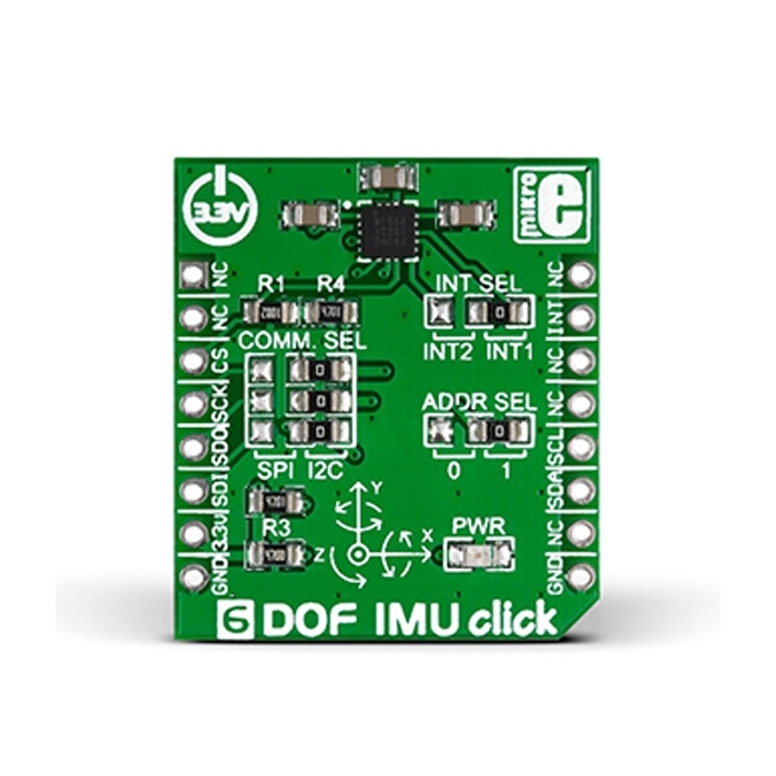 MIKROE 6DOF IMU Click