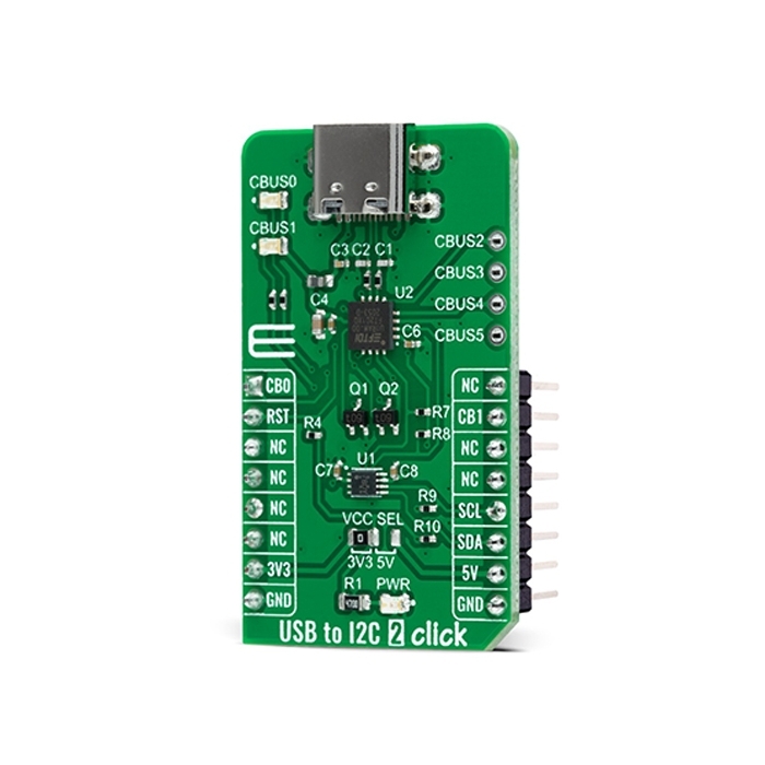 MIKROE USB to I2C 2 Click