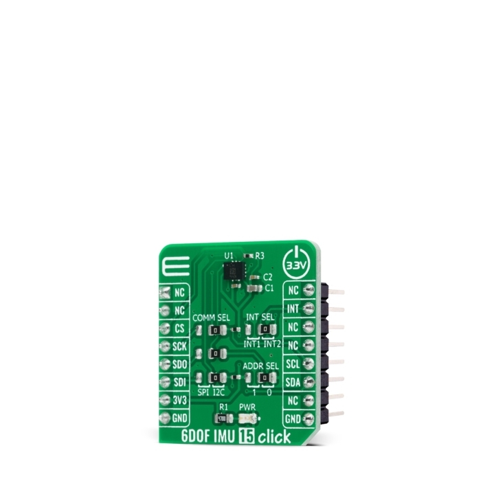 MIKROE 6DOF IMU 15 Click
