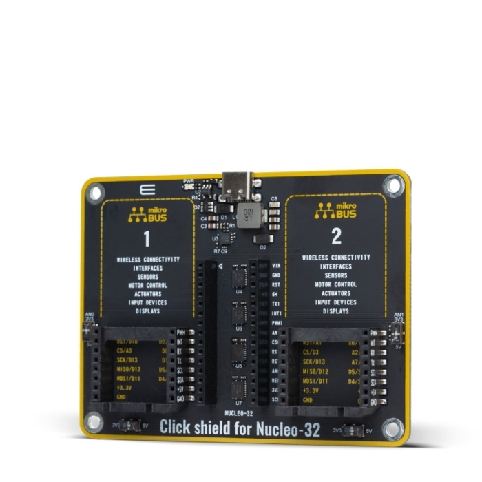 MIKROE Click Shield for Nucleo-32