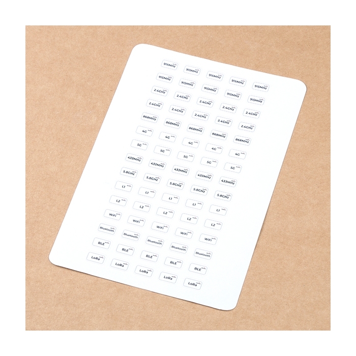 Antenna Frequency Sticker Sheet