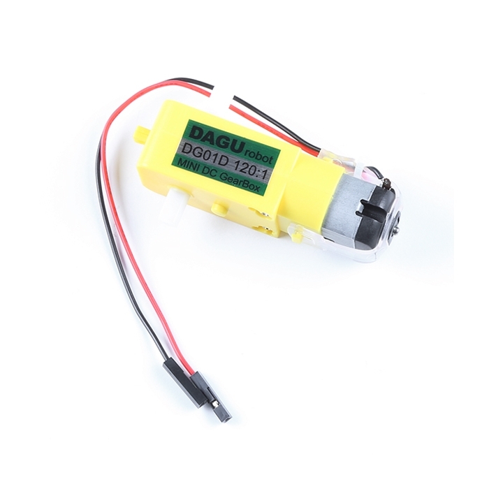 Hobby Gearmotor - 58 RPM, Female Connectors (Single)