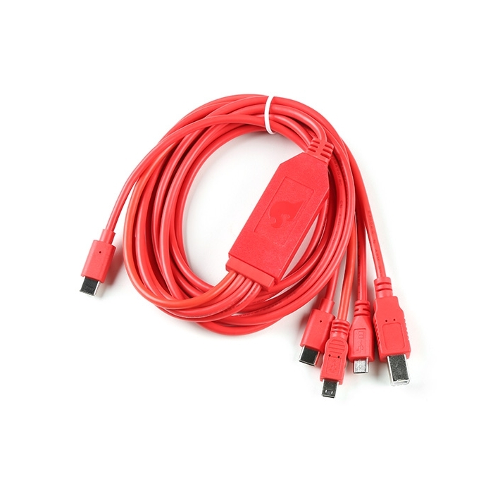 SparkFun 4-in-1 Multi-USB Cable - USB-C Host