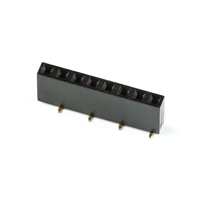 Female Header - 8-pin (SMD, 0.1in)