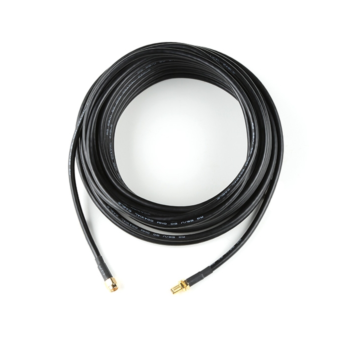 Interface Cable - RP-SMA Male to RP-SMA Female (10M, RG58)