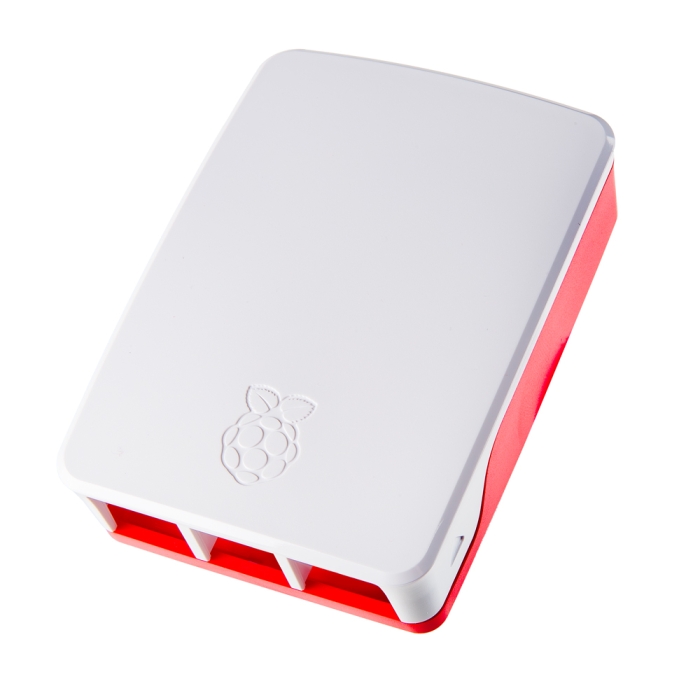 Raspberry Pi 4 Official Case (Red/White)