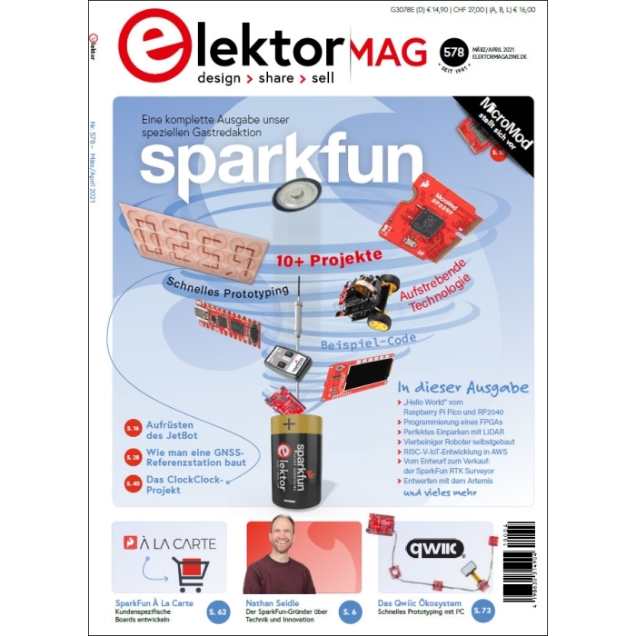 Elektor  Zeitschrift - März/April 2021 (German)