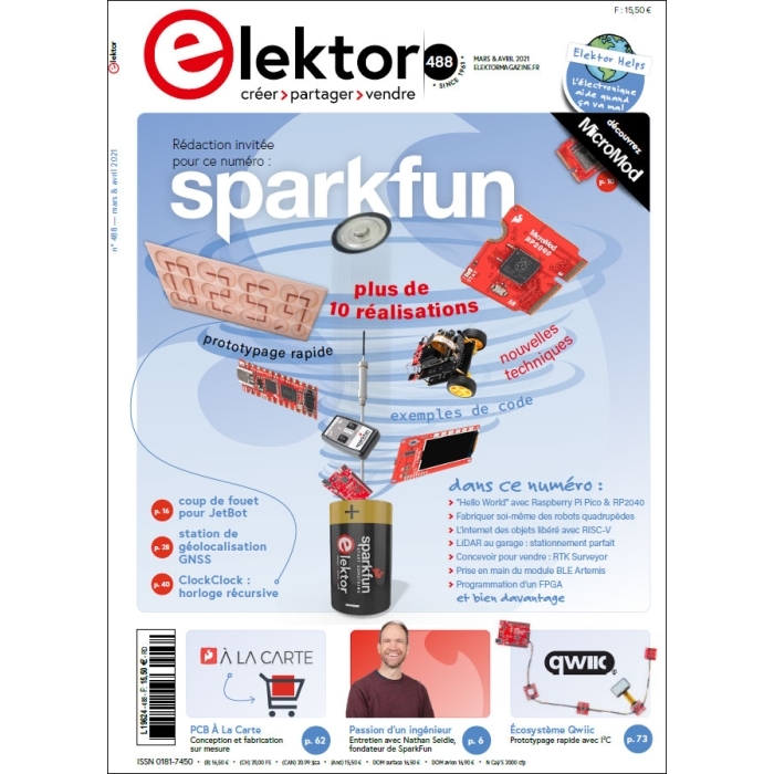 Elektor  Magazine - Mars/Avril 2021 (French)