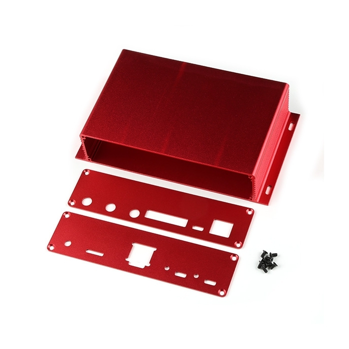 Metal Enclosure - Custom Aluminum Extrusion (6in. x 4in. PCB)