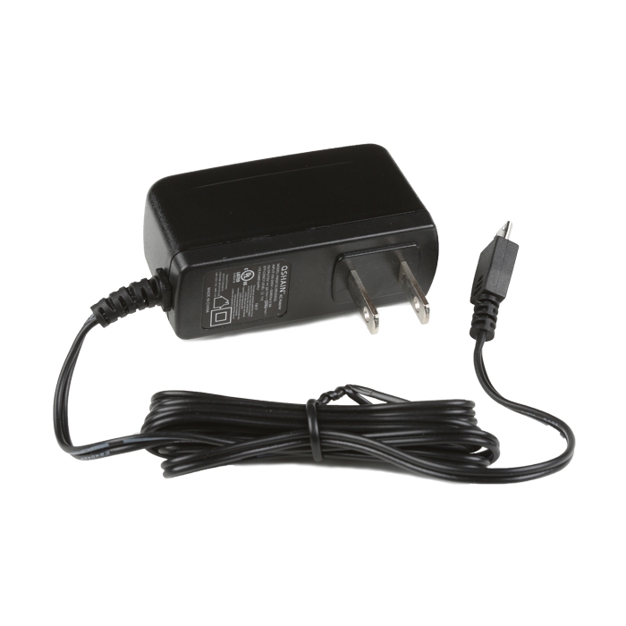 Wall Adapter Power Supply - 5VDC, 2A (USB Micro-B)