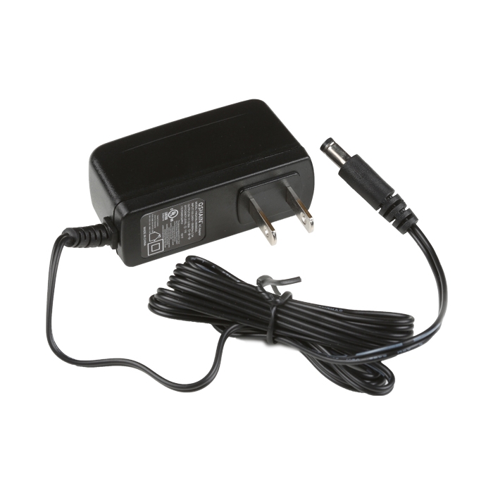 Wall Adapter Power Supply - 9VDC, 650mA (Barrel Jack)