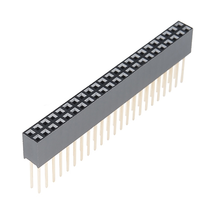 Stackable Header - Female (PTH, 0.1in., 2x13-Pin)