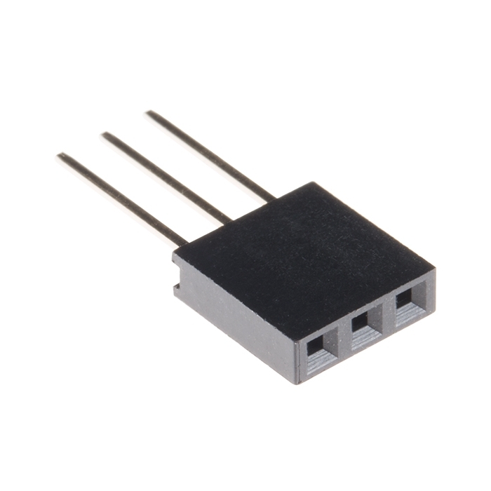 Stackable Header - Female (PTH, 0.1in., 3-Pin)