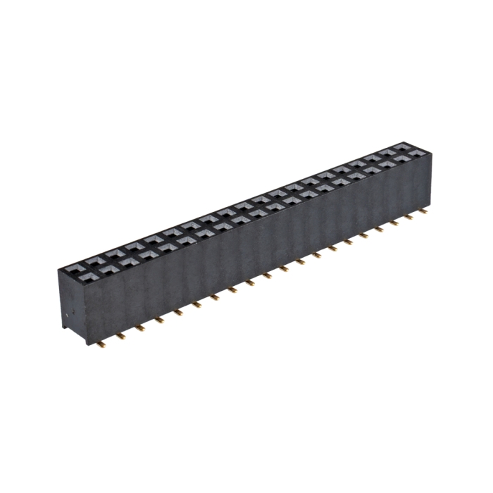 Straight Header - Female (SMD, 0.1in., 2x20-Pin)