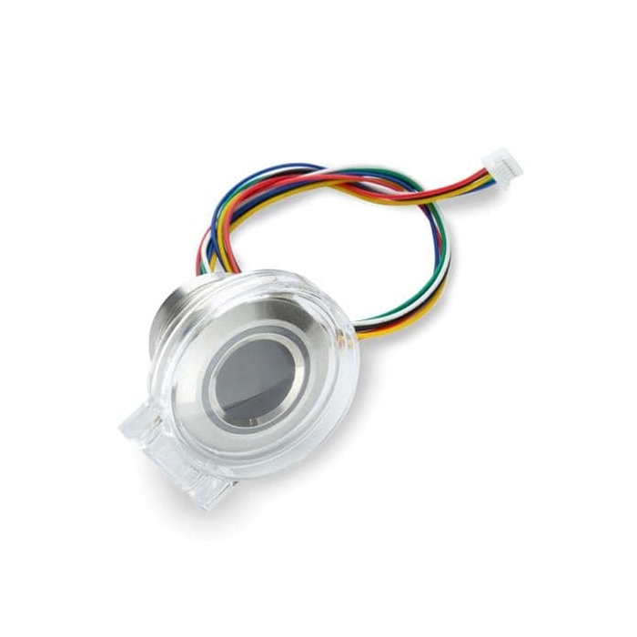 Mikroe Fingerprint Sensor with Two-Color LED Ring