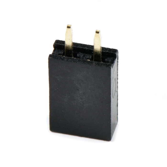 Straight Header - Female (PTH, 0.1in., 2-Pin)
