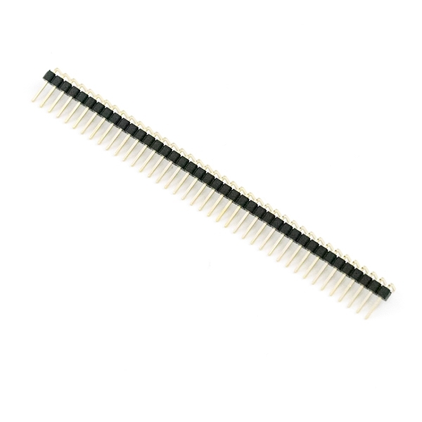 Right Angle Header - Male (PTH, 0.1in., 40-Pin)