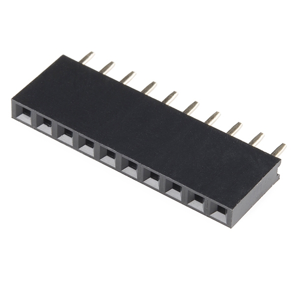 Straight Header - Female (PTH, 0.1in., 10-Pin)