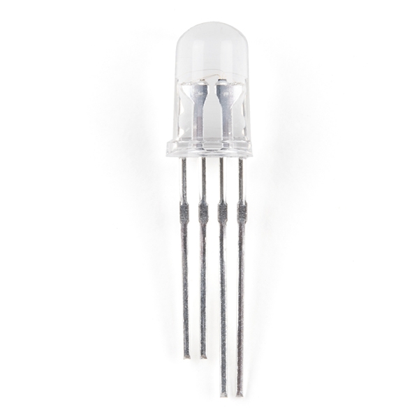 LED - RGB Addressable, PTH, 5mm Clear (5 Pack)