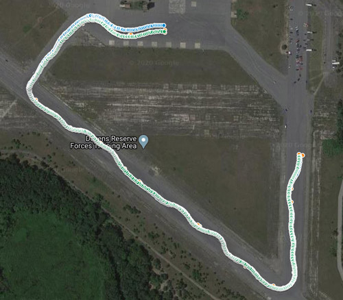 A GPS map.